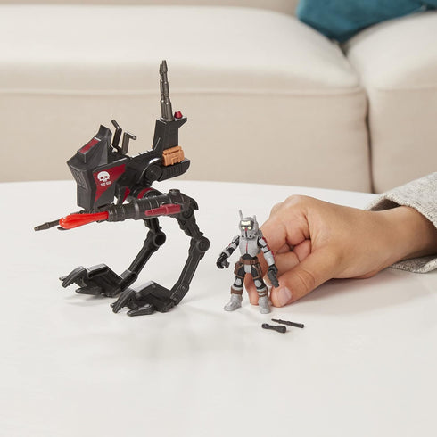 STAR WARS Mission Fleet Expedition Class Tech (Bad Batch) at-RT Ambush 2.5-Inch-Scale Figure and Vehicle Set, Toys for Kids Ages 4 and Up,F1339...