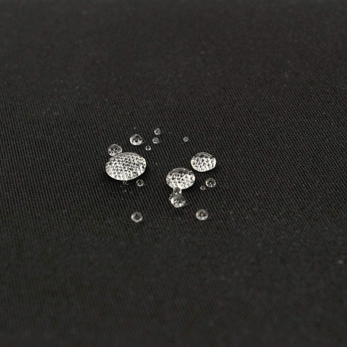 Canvas Waterproof Fabric 6OZ 58 Inches Wide by The Yard (Black,1 yard)...