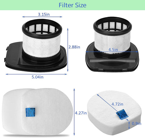 IX140 IX141 IX142 Filters, Lichelete IX141 Filters for Shark Rocket Pet Pro IZ140 IZ140C IZ141C IZ142 UZ145 Stick Vacuums, Part 616FJ140 and 617FJ...
