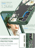 Dretal for Samsung Galaxy S22 5G Case Floral, Military Grade Drop Tested Hard Back & Soft Edge Slim Flower Women Girls Phone Protective Cover + Te...