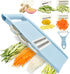 5 in 1 Mandoline Slicer for Kitchen, Vegetable Slicer Multi Blade Potato Chip, Veggie shredder, Vegetable Cutter, Julienne Shredder and peeler For...