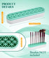 Silicone Makeup Brush Holder, Desktop Cosmetic Storage Box Organizer for Brush, Eyeliners, Cosmetic Tools, Pen, Pencil, Art Supplies, Painting Bru...