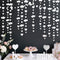 52Ft Valentines Day Party Decorations White Heart Garland White Love Heart Hanging Paper Streamer Banner for Wedding Anniversary Bridal Shower Eng...