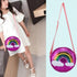 Rainbow Purse for Little Girls - Cute Rainbow Purse Toddler, Princess Crossbody Bag with Rainbow Keychain for Kid Girls...