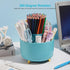 360 Degree Rotation Pen Holder, 5 Slots Office Desk Pen Organizer Multi-Functional Pencil Cup Makeup Brush Holder Office Business Card Pen Pencil ...