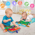 2 PCS High Contrast Crinkle Baby Books 0-6 Months Interactive Sensory Baby Toys 9-12 Month Montessori Activities Touch Feel Infant Book 0-3-6 Mont...
