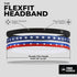 Tough Headwear Thin Elastic Headbands, Sports Headbands for Women & Men - Mens Workout Headband - Running or Soccer Headband - 6-Pack...
