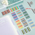 3000Pcs Reusable Transparent Highlighter Tape, Short Highlighting Strips Index Tabs, Aesthetic Sticky Notes for Office School Supplies...