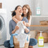 2 Pcs Laundry Soap Dispenser 64 oz Liquid Laundry Detergent Dispenser Plastic Laundry Detergent Container Fabric Softener Dispenser with Pumps Cap...