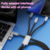 120W Multi-Charger Data Cable, Fast Charging + Data Synchronization, Long Lasting and Durable Without Breaking, Compatible with Most Mobile Phones...