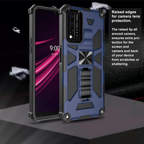 Ailiber Compatible with T-Mobile REVVL V Plus 5G Case, T-Mobile REVVL V+ 5G Case with Screen Protector, for Magnetic Car Mount, Kickstand Holder, ...