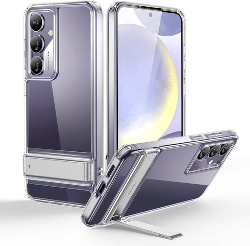 ESR for Samsung Galaxy S24 Case, Kickstand S24 Cover with 3 Stand Modes, Military-Grade Drop Protection, Shockproof Slim Phone Case with Patented ...