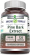 Amazing Formulas Pine Bark Extract Supplement | 100 Mg Per Serving | 120 Veggie Capsules | Non-GMO | Gluten Free | Made in USA...