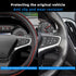 Car Steering Wheel Cover for Hyundai, Compatible with Ioniq, Elantra, Kona,Palisade, Santa Fe,Santa Cruz, Sonata, Tucson,Premium Leather, Sporty D...