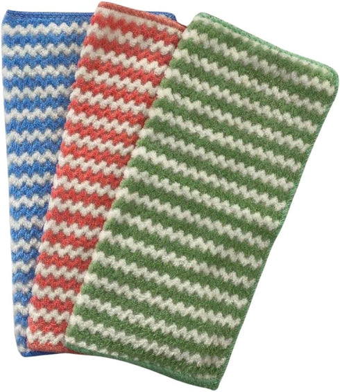 Whitebrook 12x12, 15-Pack Microfiber Multi-Purpose Kitchen & Car Cleaning Cloths, Lint-Free, Washable, and Reusable - Durable, Soft, and Ultra-Abs...