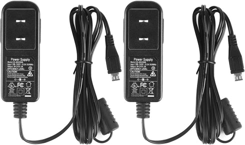 Security-01 2-Pack 5V 2A Power Supply with Plug Micro USB for Security Camera IPC...