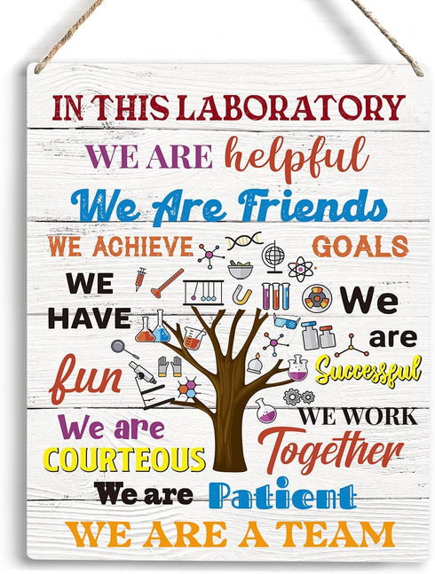 Science Classroom Decor Science Wall Art In This Laboratory We Are Patient Team Decor Science Gifts Library Decor Scientists Wooden Hanging Sign f...