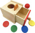 Dailyfunn Montessori Toys Coin&Ball 2-in-1 Drop Box Object Permanence Box for Infant Baby Preschooler 6-24 Months...