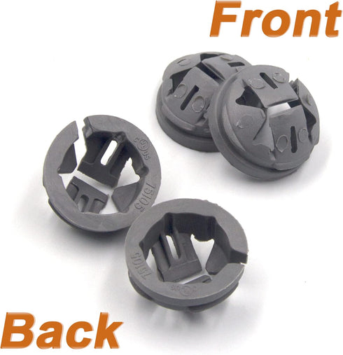 ISPINNER 20pcs 3/8 Inch Trade Size Non-Metallic Button Push-in Cable Connectors, Fits for 1/2 Inch Knockouts...
