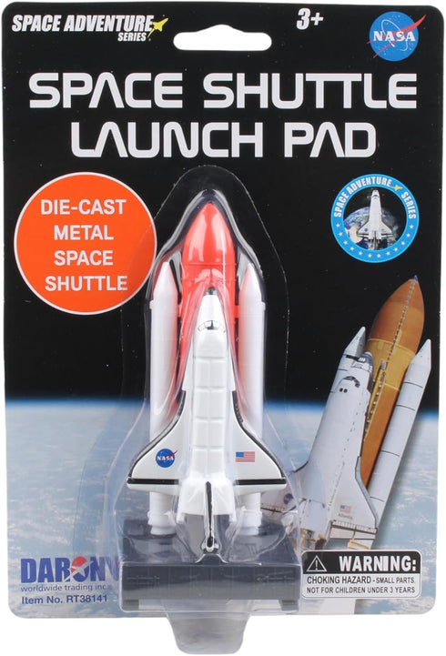 Daron Space Mission Toy Set Space Shuttle on Launch Pad, Authentic Spacecraft Representation, Individually Packaged Playsets...