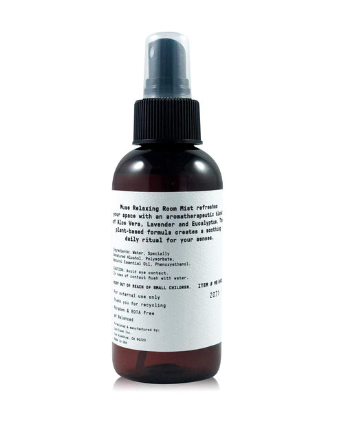 Muse Apothecary Room Ritual - Aromatic and Relaxing Room Mist, 4 oz, Infused with Natural Essential Oils - Aloe + Eucalyptus + Lavender...