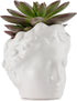 Head Planter Ceramic Face Planter Pots for Plants Succulent Planters Unique Planters for Indoor Plants Great for Succulents Fun Planters Cute Plan...