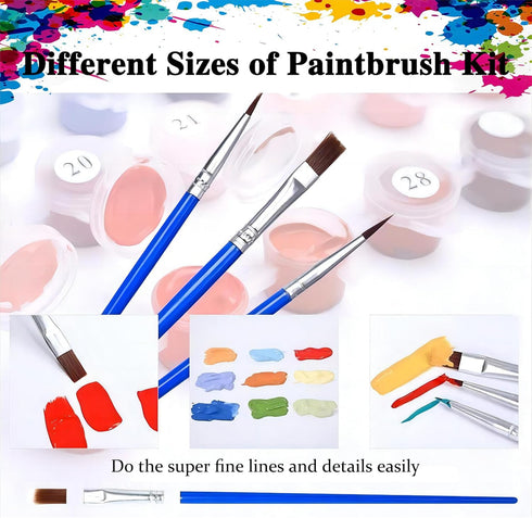 cewlonp Landscape Paint by Number for Adults-Paint by Numbers for Adults Beginner,Flowers Paint by Numbers for Gift Home Wall Decor(16x20inch)...
