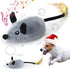 Mity rain Interactive Dog Toys, Fake Mouse Moving Dog Toy with Automatic Sensor, Dog Mouse Toy with Realistic Sound & Extended Tail, Automatic Dog...