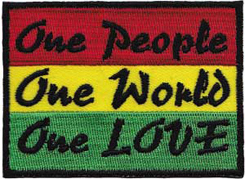 C&D Visionary Application Reggae One Love, People, World Patch,Black...