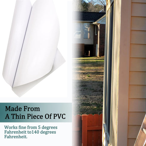 Vinyl Siding Repair Kit 12Pcs 6.3X4.75Inch Self-Adhesive Vinyl Siding Patch PVC Vinyl Tape Cover Any Cracks Holes Blemishes on Vinyl Siding Fence ...
