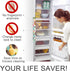 OUGAR8 Refrigerator Door Handle Covers Handmade Decor Protector for Ovens, Dishwashers.Keep Your Kitchen Appliance Clean from Smudges, Food Stains(White Owl, 14.5"*4")