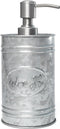 Autumn Alley Galvanized Farmhouse Soap Dispenser Kitchen - Rustic Soap Dispenser for Bathroom - Stainless Steel Pump for Hand Wash, Sanitizer, Lot...