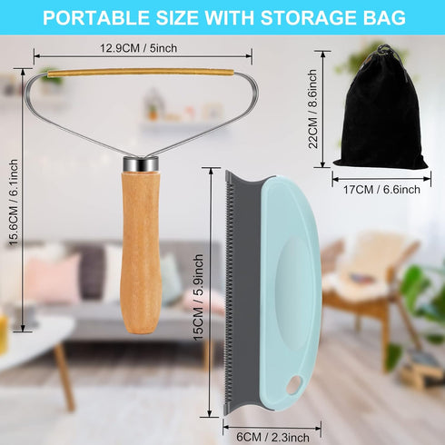 Pet Hair Remover,Reusable Lint Cleaner,Fabric Edge Carpet Scraper for Clothes,Couch,Blanket,Towers Rugs,Dog Hair Remover,Cat Hair Remover,Portable...