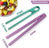 Toaster Tongs - (Set of Two) Silicone Tongs for Cooking - Toast Tongs - Salad Tongs - Cooing Tongs - Rubber Tongs - Plastic Tongs - Mini Tongs - S...