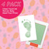 Outus 3 x 5 Inch Newborn Handprint and Footprint Paw Print Kit 4 Clean Touch Ink Pads 10 Imprint Cards Pet Inkless Hand and Feet Stamp for Dogs(Gr...