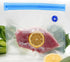 Reusable Vacuum Food Storage Sealer Bags, 11Pcs Food Vacuum Sealer Set for Kitchen(10 Bags with 1 Hand Pump)...