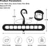 Closet Organizers and Storage,College Dorm Room Essentials, Multifunctional Organizer Magic Space Saving Hangers with 9 Holes Storage Organization...