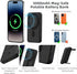 DDUAN 3 in 1 Wireless Charging Station, Foldable Fast Charger Stand with 5000mAh Mag-Safe Portable Battery Bank for iPhone 15/14/13/12, for All Ap...