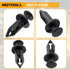 MOTOALL 100X Plastic Fender Fastener Rivet Push Clips for Honda ATV Suzuki Kawasaki 90653-HC4-900...