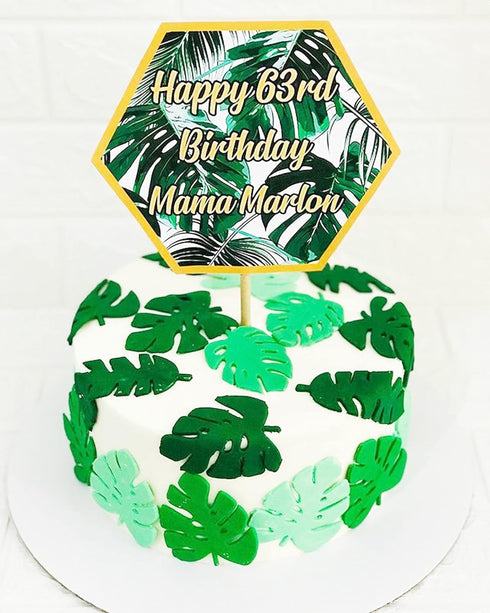 Leaves Silicone Fondant Mold, Tropical Leaf Monstera Leafage Cake Decorating Mold for Chocolate Cookie Pastry Pies,Cake Cup Cake Candy Decoration,...