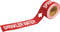Brady 20467 Economy Pipe Markers-to-Go, B-736, 1" Height X 8" Width, White On Red Self-Sticking - Plastic Film, Legend "Sprinkler Water"...