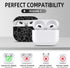 Compatible with Airpods 3rd Generation Case with Keychain/Lanyard/Cleaner Kit,Airpod Case 3rd Generation,3rd Generation Airpod Case[Front Led Visi...