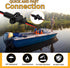 12V 8 Gauge Trolling Motor Plug and Receptacle Quick Connect Kit, Trolling Motor Plug Socket Set, 2 Wire Heavy-Duty Compatible With Minn Kota Mari...