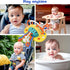Baby Toys Silicone Suction Cup Toy for High Chair Toddler Sensory Toys for 6 12 Month Baby Montessori Toy for 1 Year...