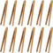 12 Pcs Bamboo Tongs 7 Inch Bamboo Toast Tongs for Serving Pickle Muffin, Cheese Fruits Salad, Toast & Bread...