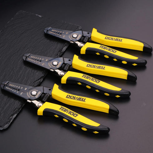 DOWELL 10-22AWG+22-30AWG Wire Stripping Tool Wire Stripper Cutter Pliers Tool Multi-Function Hand Tool for Electrician 2-Piece...
