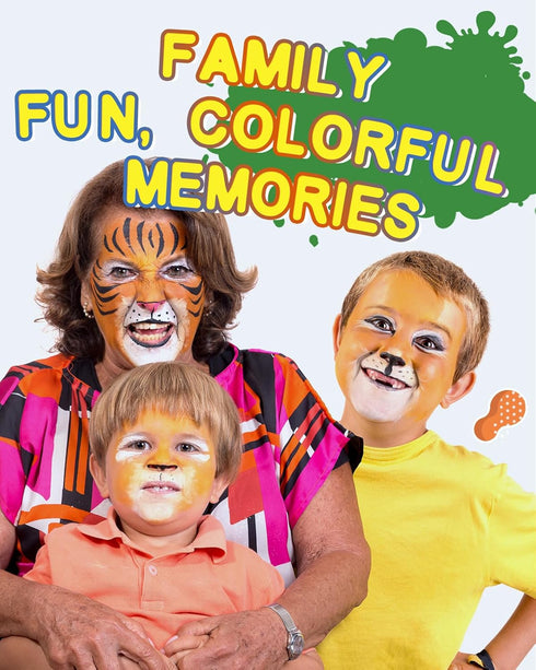 Lictin Face Painting Kits- 12 Colors Twistable Face Paint Crayons, Water Based Face Paint Marker Sticks for Pride Day, Halloween, Christmas, Face ...