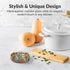 Elevated Lifestyle Ceramic Spoon Rest – Decorative Serving Spoon Holder for Kitchen Counter & Stove Top, Cooking Spoon & Ladle Holder, Ideal Coffe...