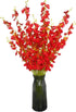 Artificial Flowers Orchids Silk Fake Flowers in Bulk, 12 Pcs (Each 38.5”), for Wedding Festive Party Home Office Decoration, Not Include Vase...