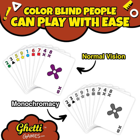 Oh Crud Card and Dice Game, Family Game for 2-6 Players, Adults, Teens, Kids, Easy-to-Learn, Strategy, Great for Friends and Families - Ghetti Gam...